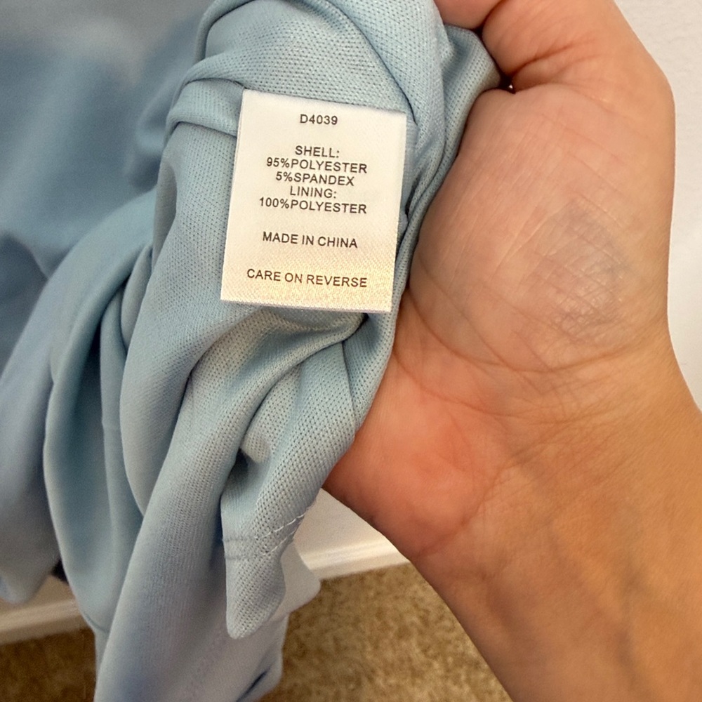 Alexia Admor Light Blue Sadee Dress Mini Knee Length XL - Picture 5 of 6